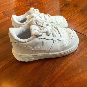 Nike White Air Force 1 Sneakers size 7